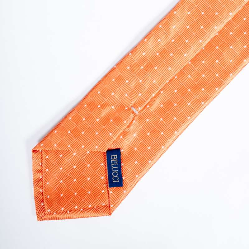 Orange Patterned Tie