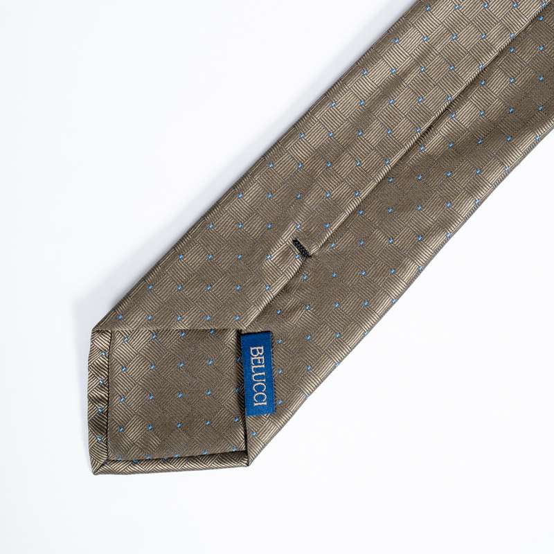 D.Olive Patterned Tie