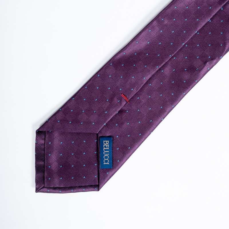 Purple Patterned Tie