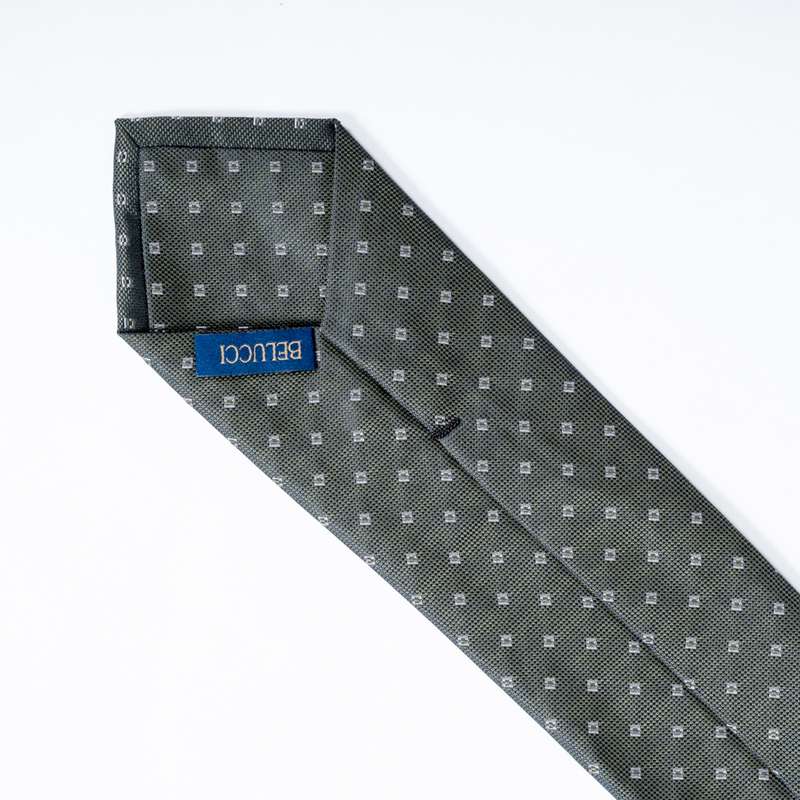 D.Olive Graphic Tie