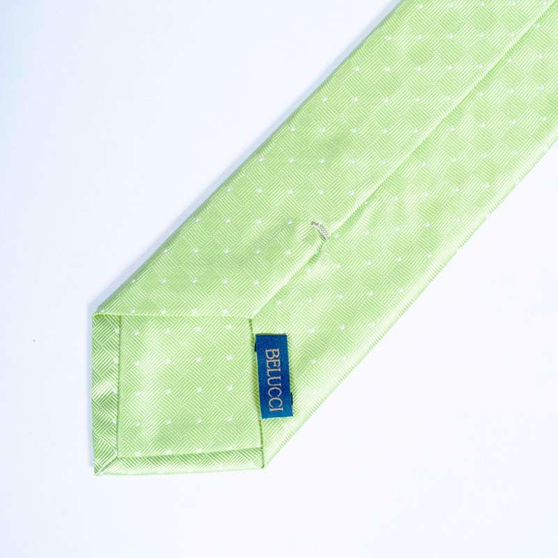 Light Green Patterned Tie