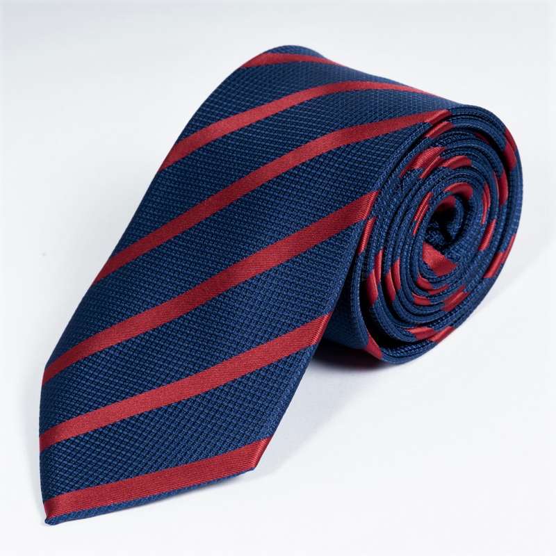 Navy Striped Tie-3