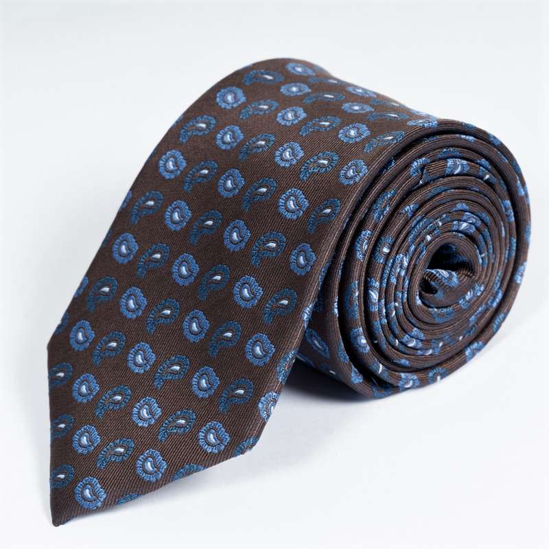 Brown Graphic Tie-1