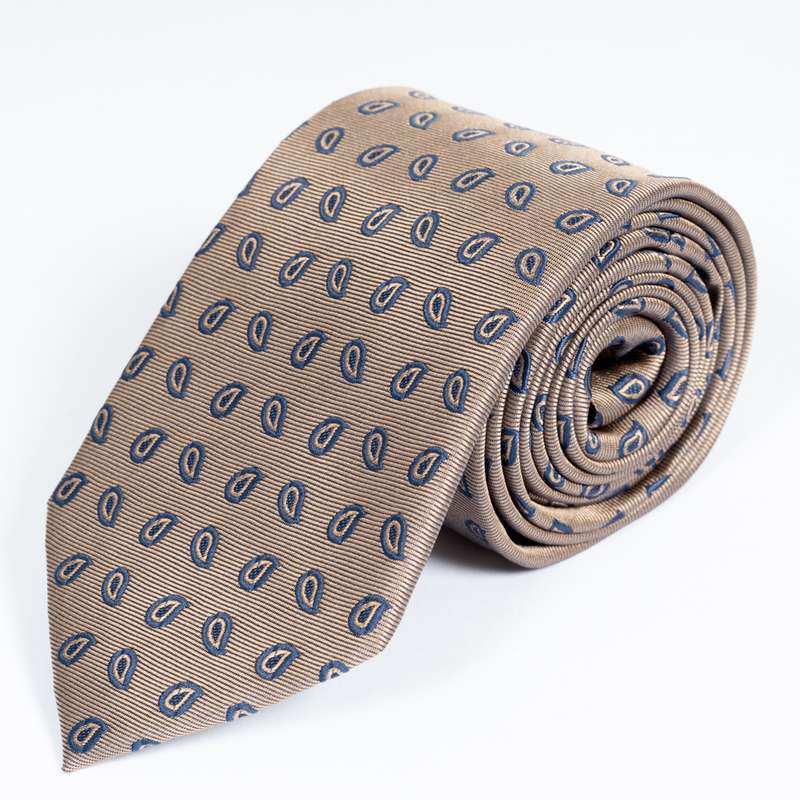 Brown Graphic Tie-2