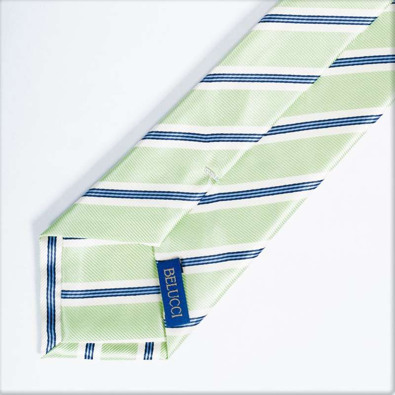 Light Green Striped Tie-2