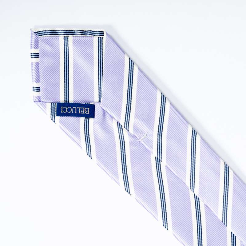 Lavender Striped Tie