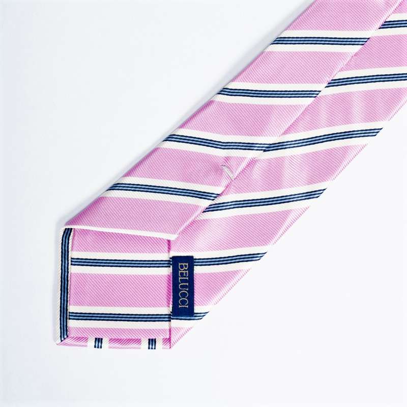 Pink Striped Tie