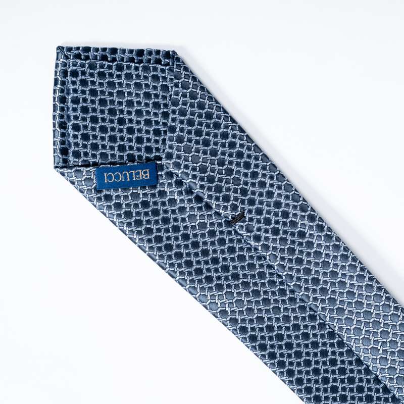 Navy Patterned Tie-3