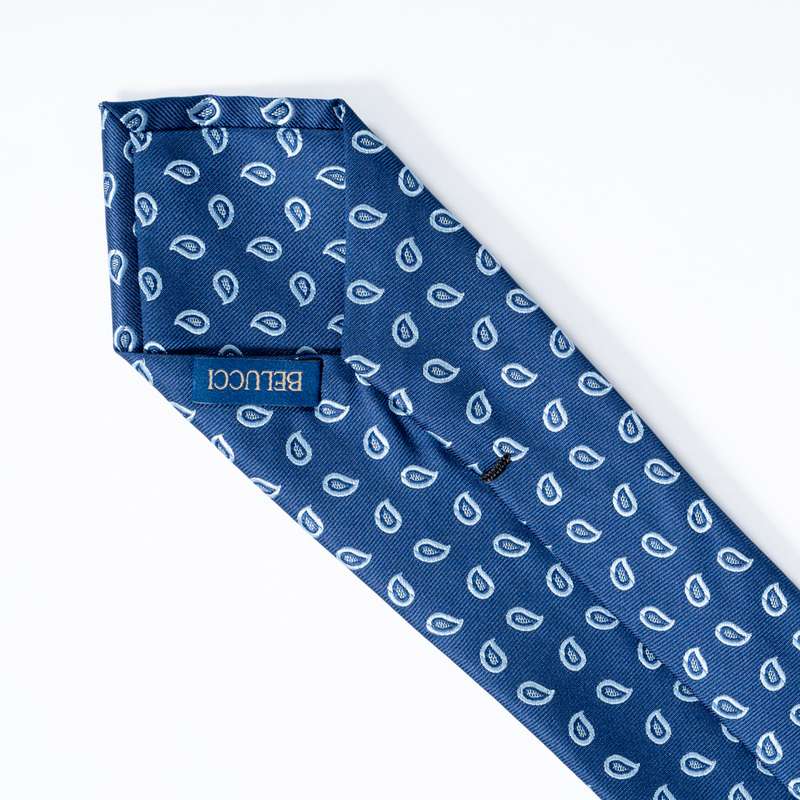 Navy Graphic Tie-2