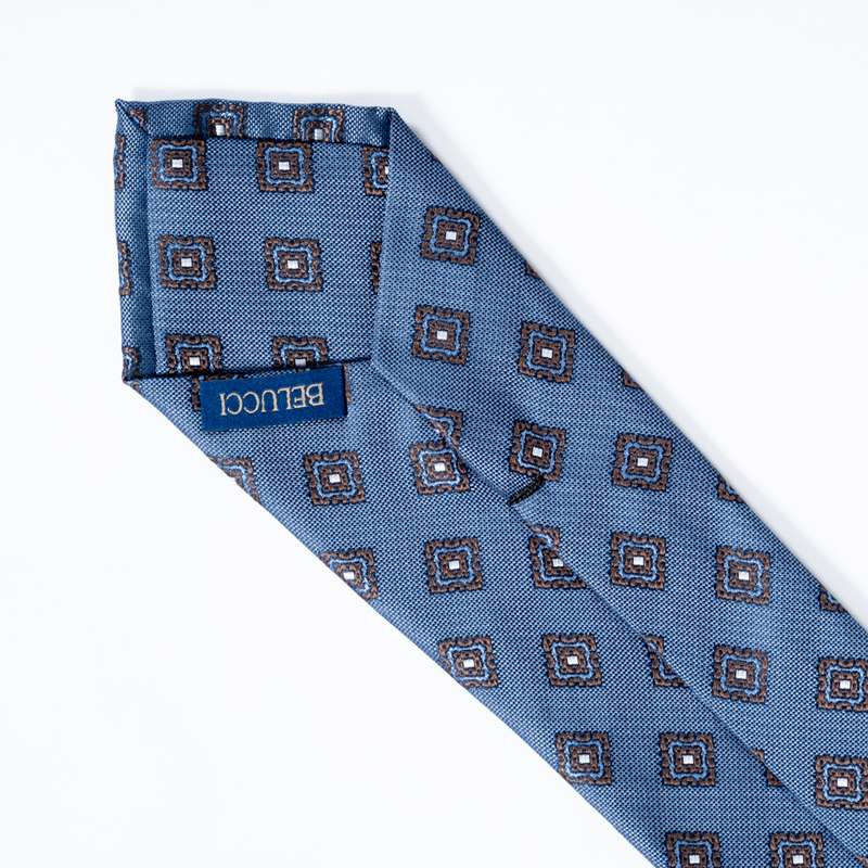 Navy Graphic Tie-4