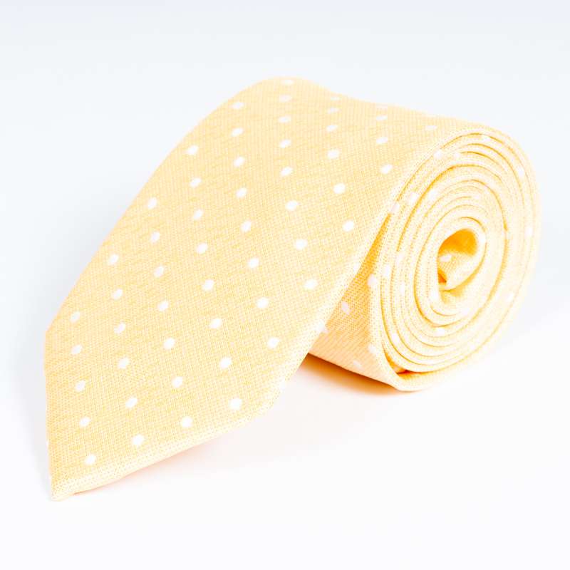 Yellow Dotty Tie