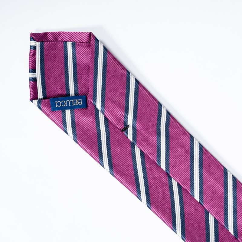 Purple Striped Tie-1