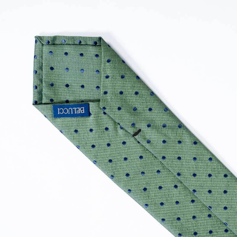 Green Dotty Tie