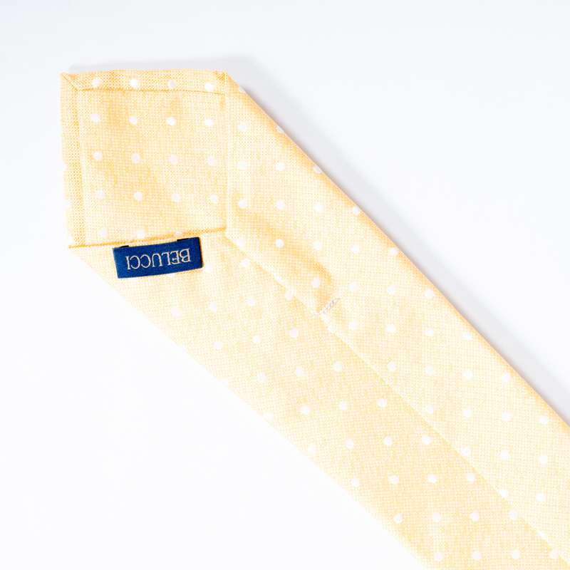 Yellow Dotty Tie