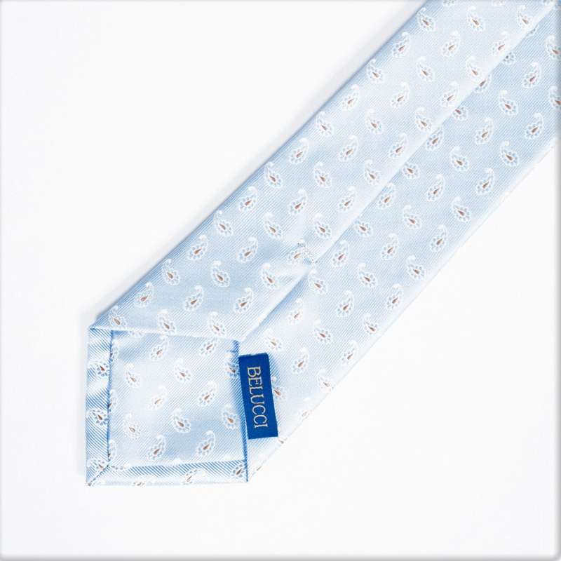 Light Blue Graphic Tie
