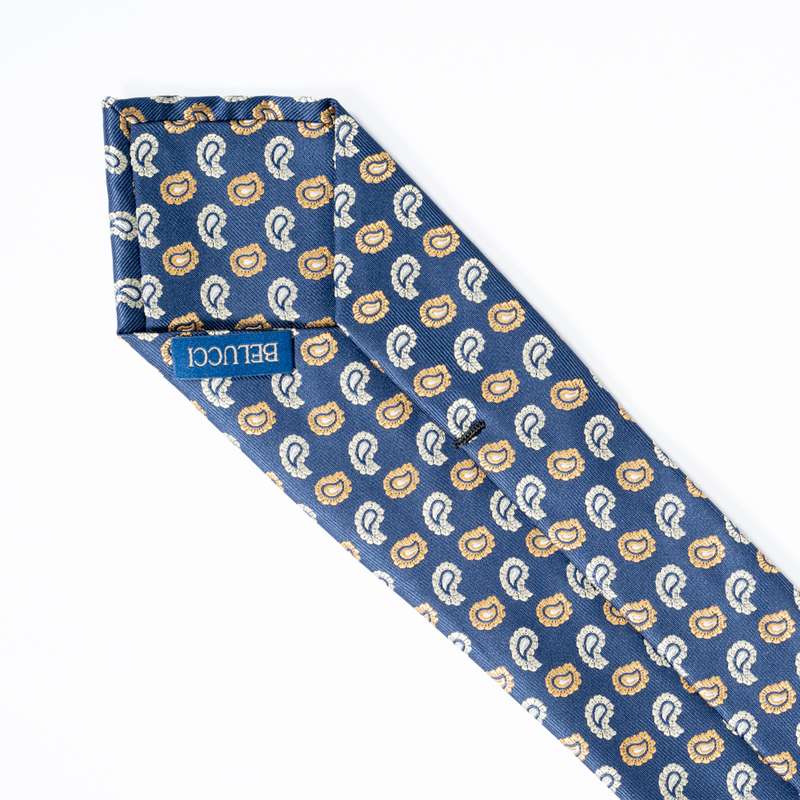 Navy Graphic Tie-3