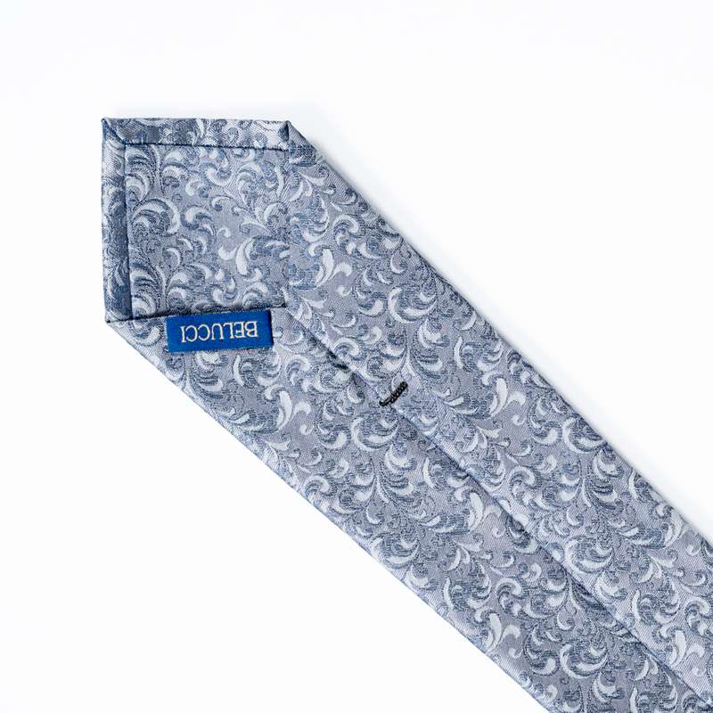 Grey Graphic Tie-3