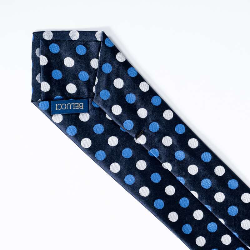 Navy Dotty Tie-1
