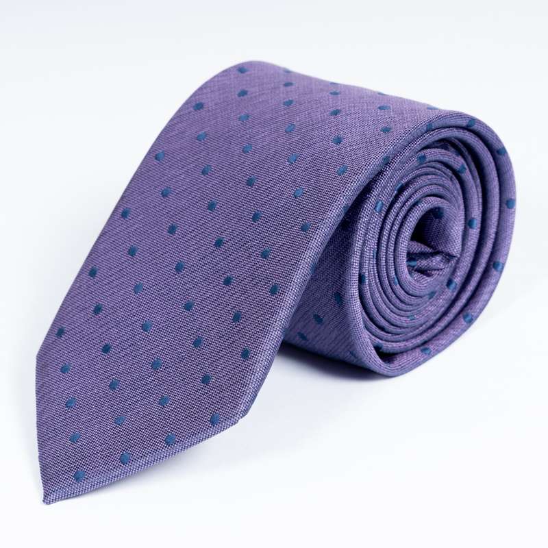 Purple Dotty Tie