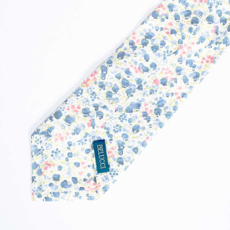Colored Flowered Tie-3