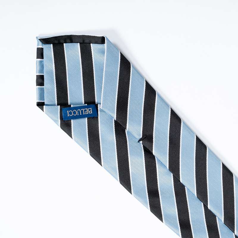 Blue Striped Tie-2