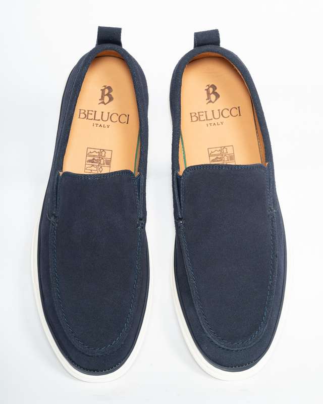 Navy Yacht Loafer