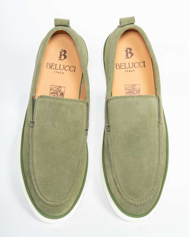 Olive Yacht Loafer