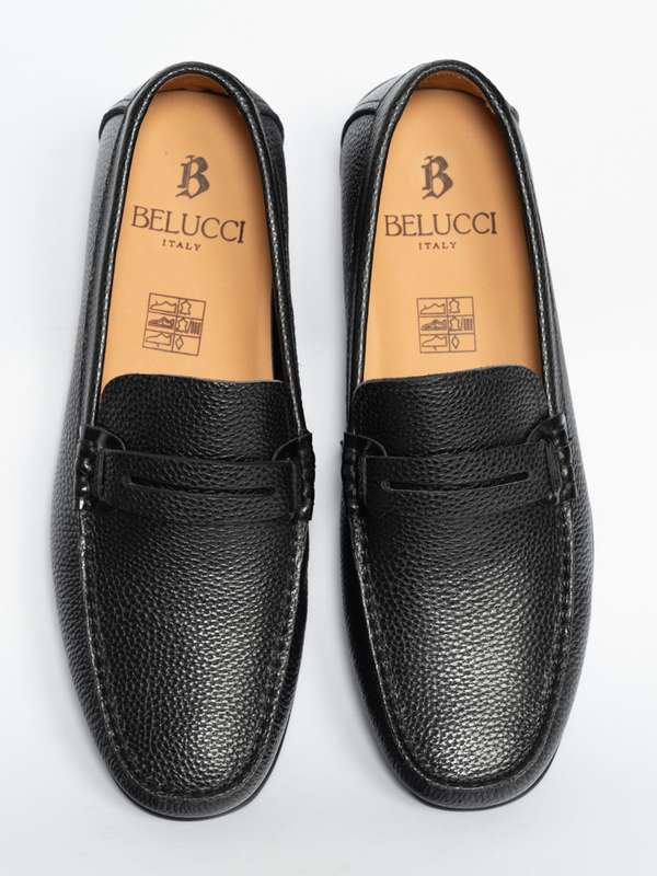 Black Penny Moccasin