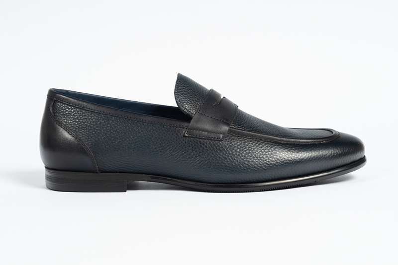 Navy Penny Loafer