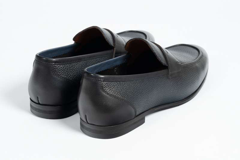 Navy Penny Loafer