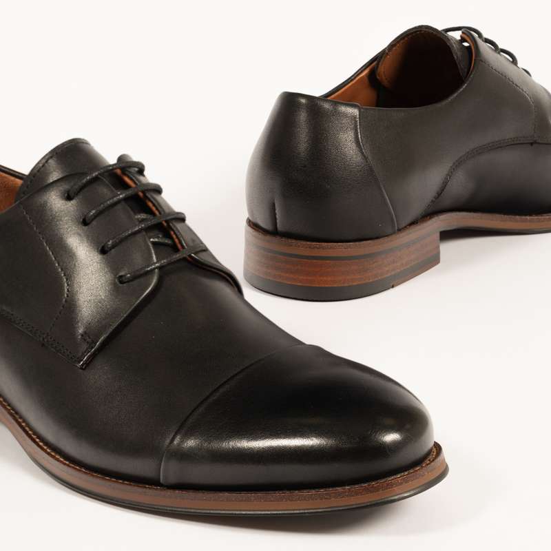 Black Barrett Lace-up Loafer