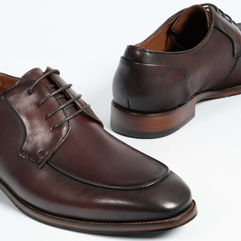 Wine Apron Derby Lace-up Loafer