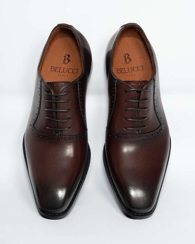 Wine Oxford Lace-up Loafer