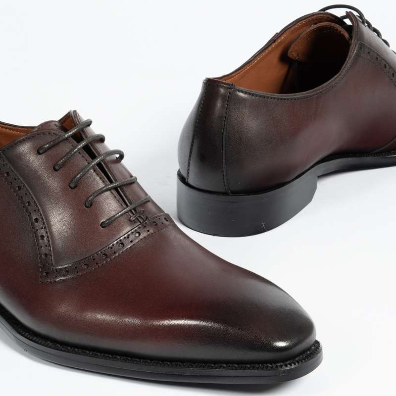 Wine Oxford Lace-up Loafer