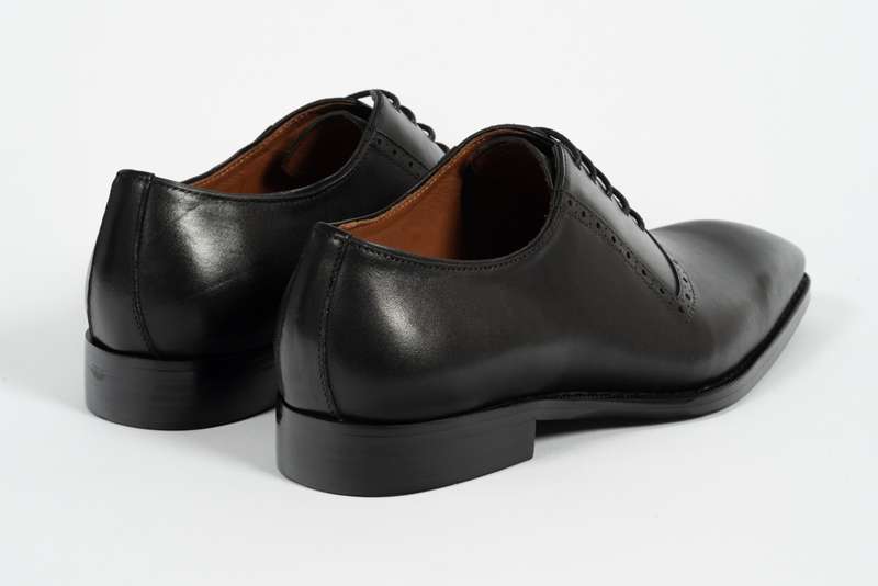 Black Oxford Lace-up Loafer