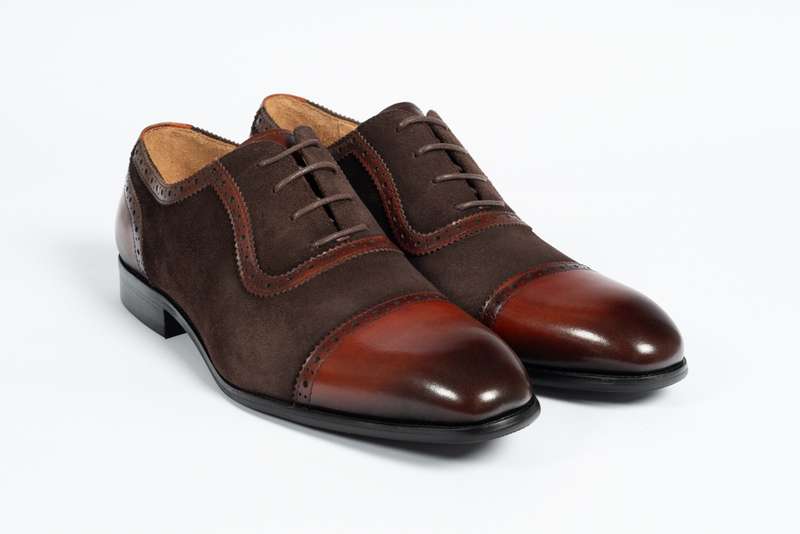 Coffee Oxford Lace-up Loafer
