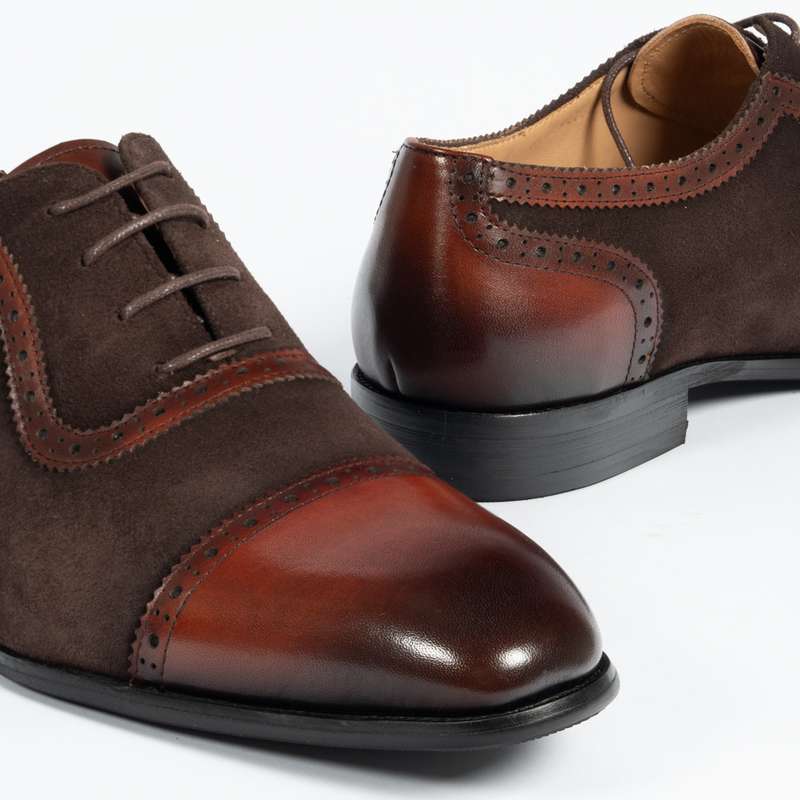 Coffee Oxford Lace-up Loafer