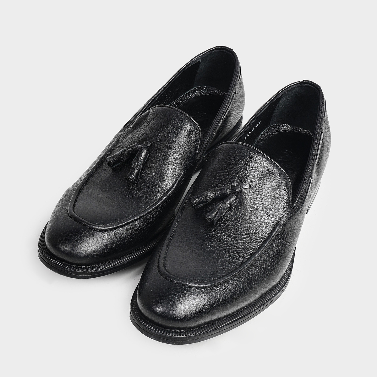Black Tassel Loafer