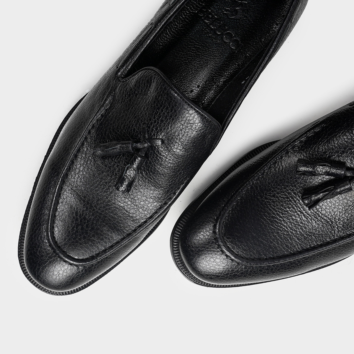 Black Tassel Loafer