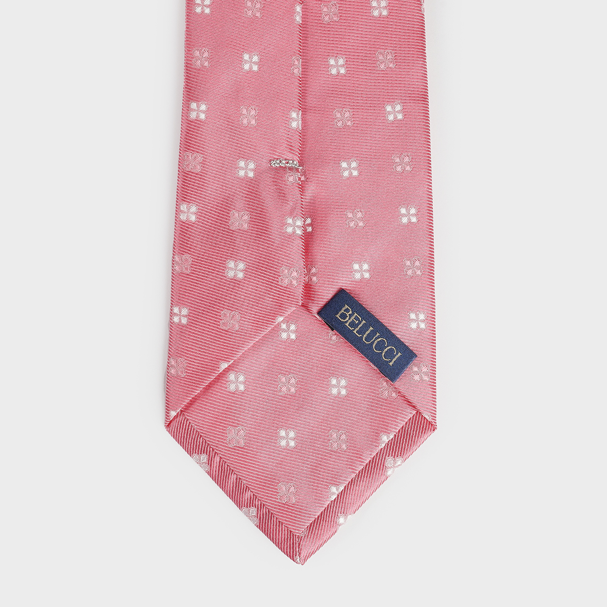 Pink Flowered Tie