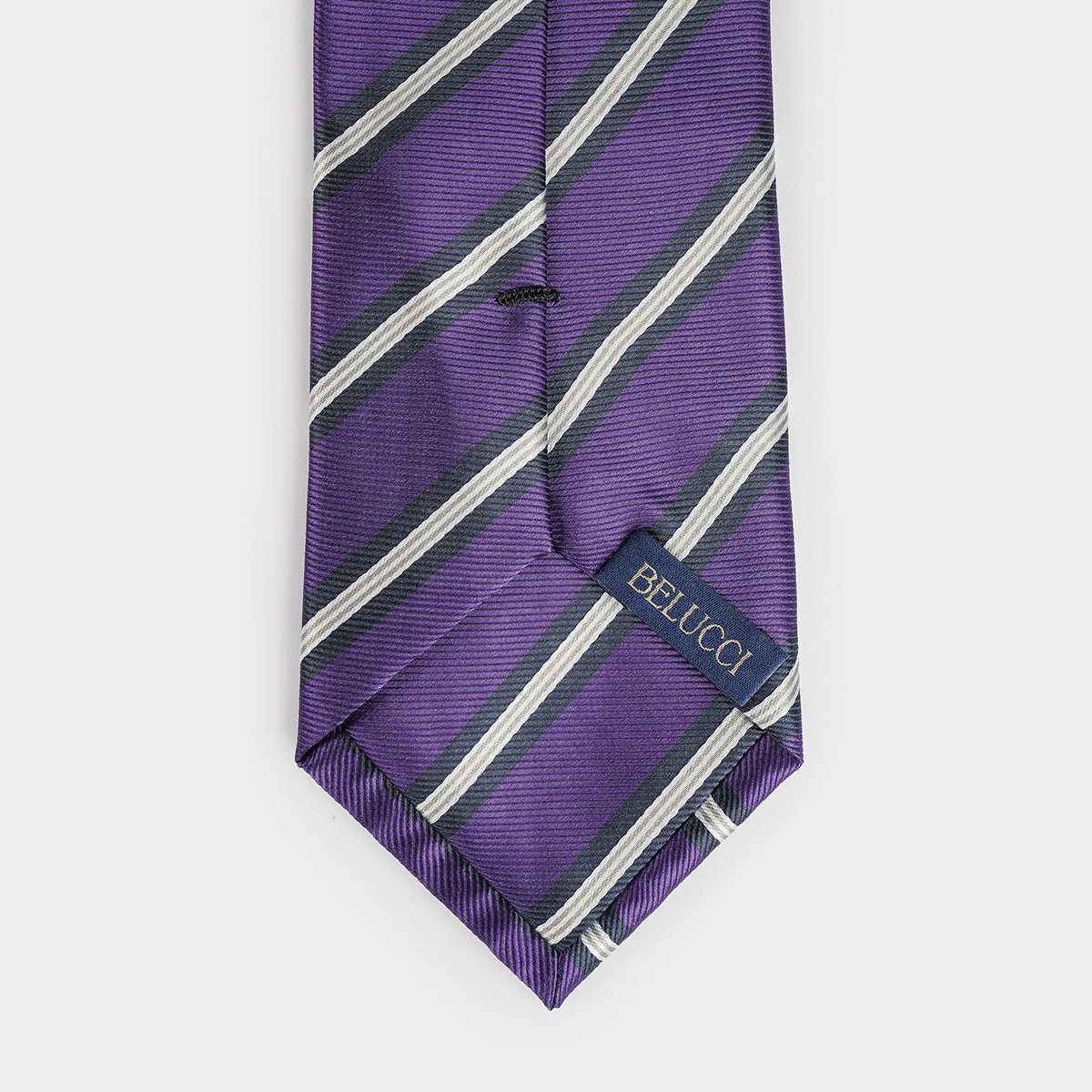 Purple Striped Tie