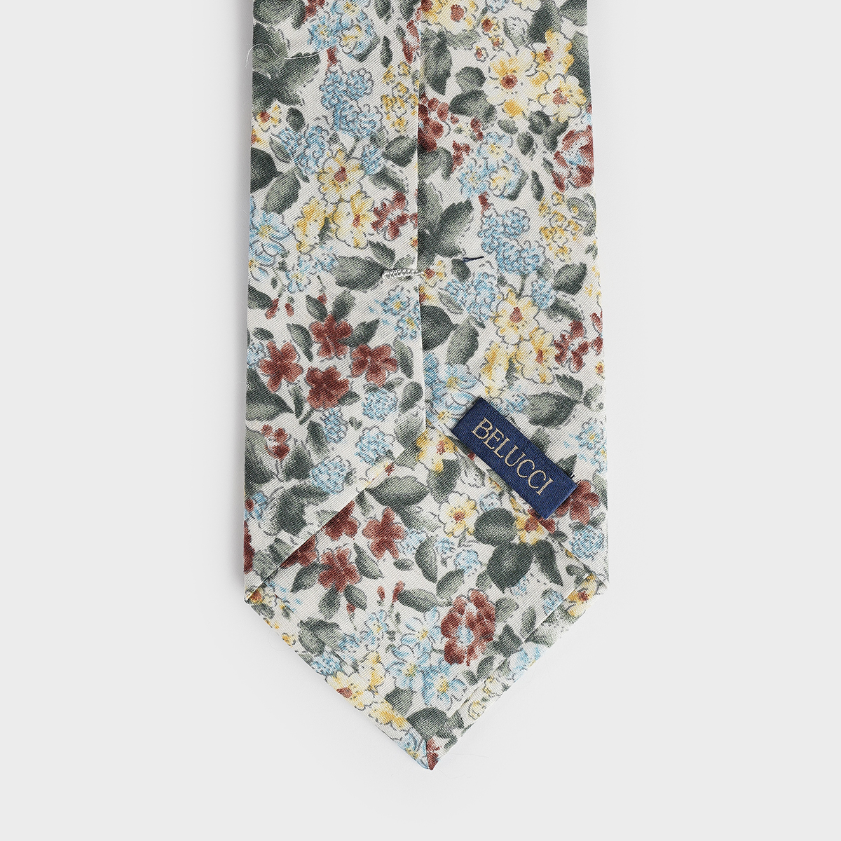 Colored Flowered Tie