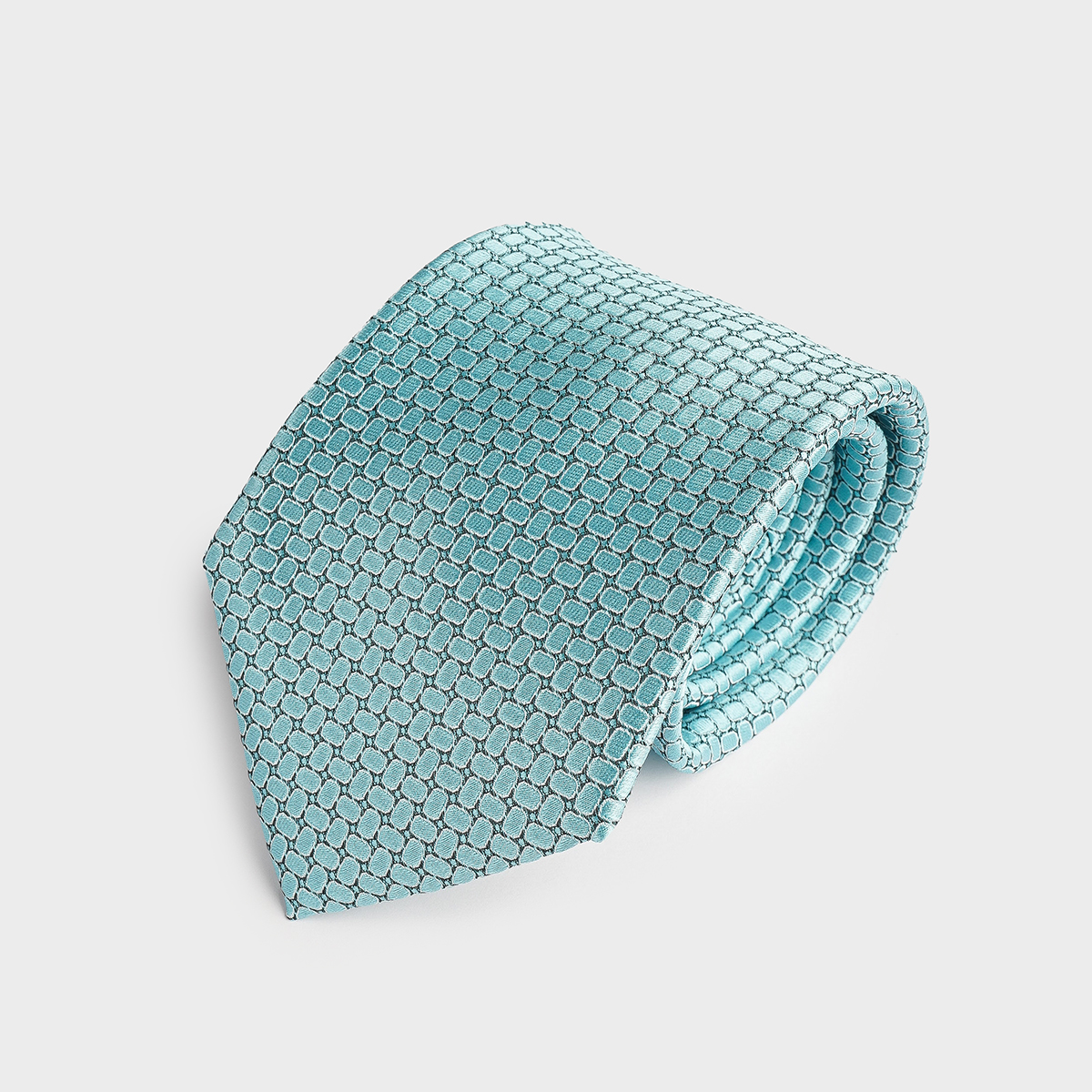 Aqua Graphic Tie