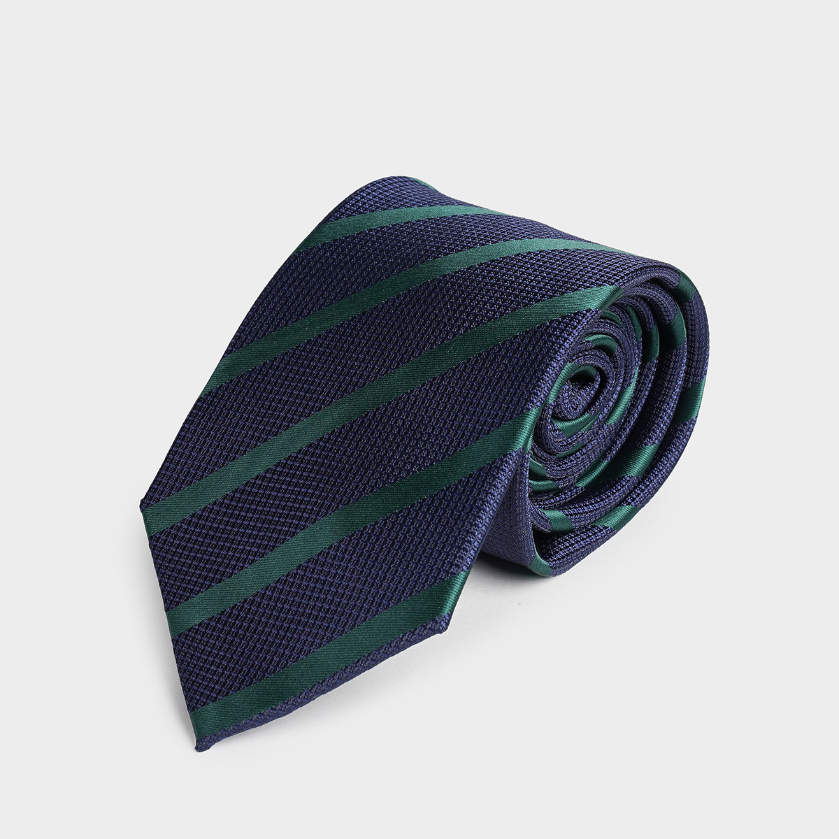 Navy Striped Tie