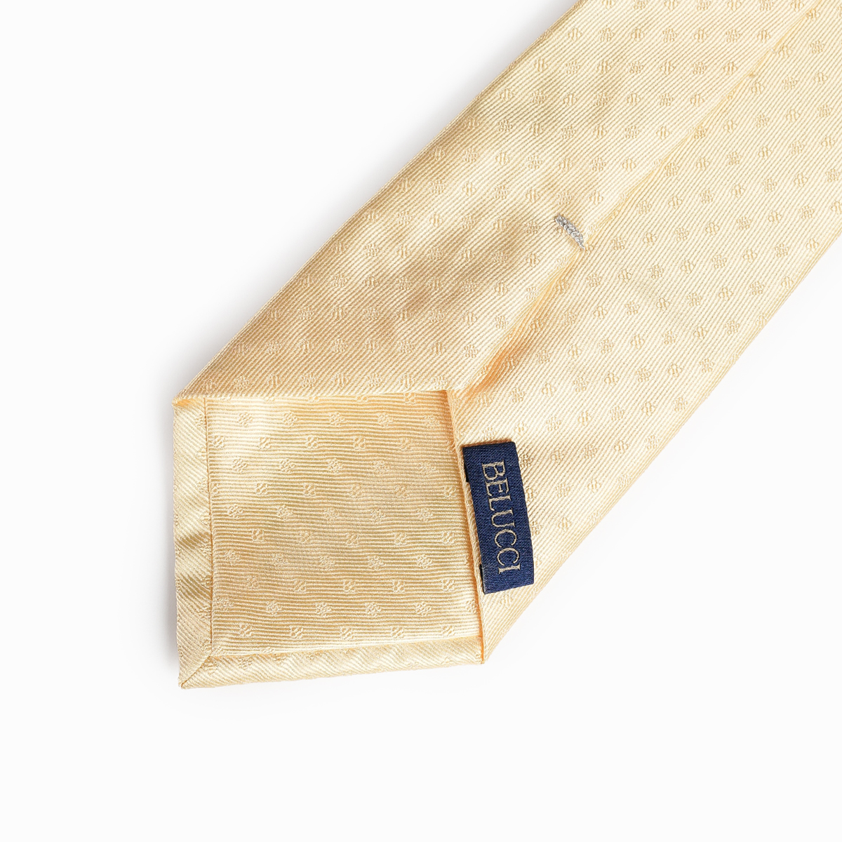 Light.Yellow Flowered Tie