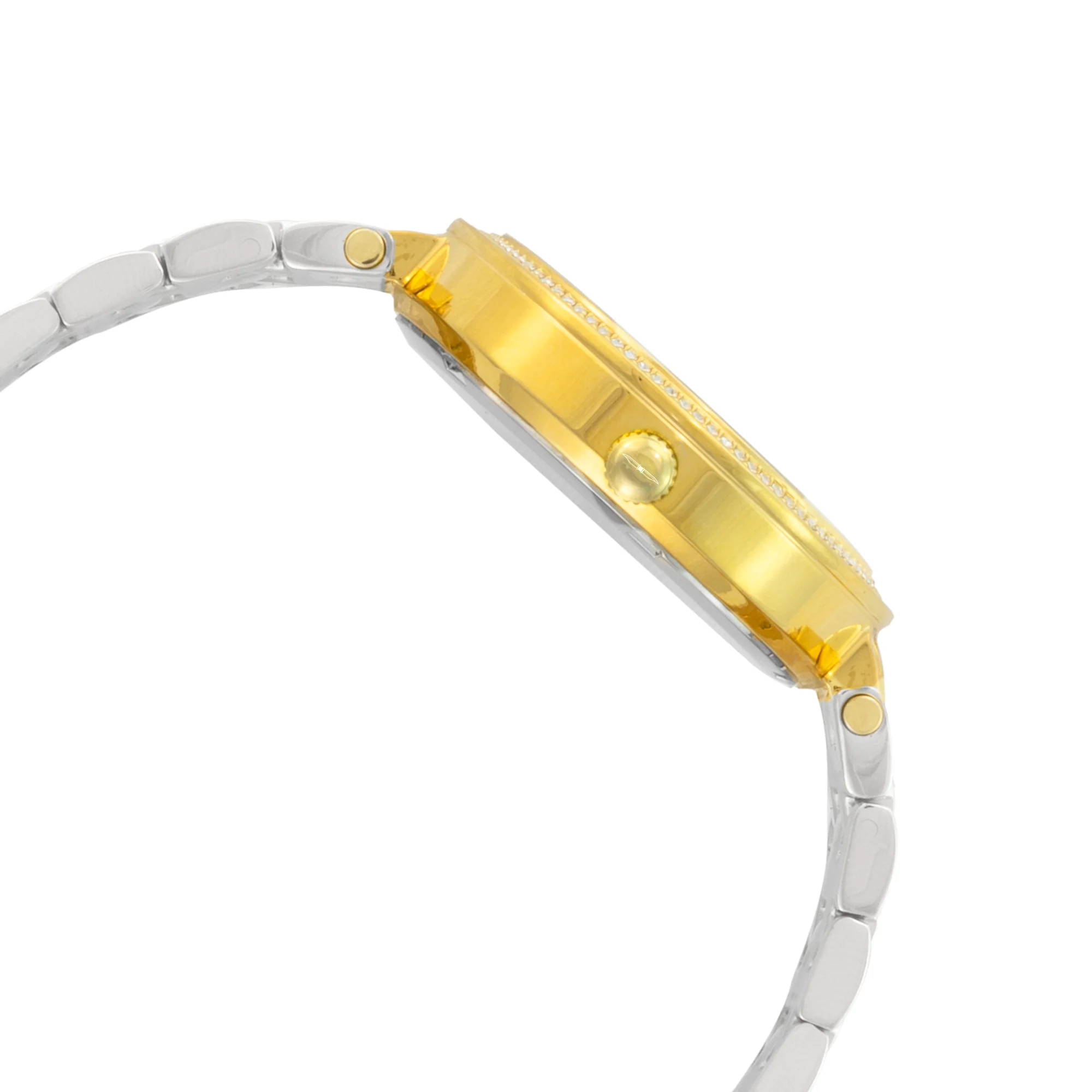 BLADE Dazzle Ivory 3632L2TST SS Case & Band Multifunction Women"s Watch