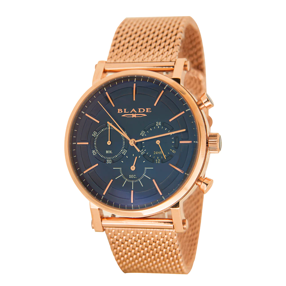 BLADE Horizon SS Night 3577G2RBB SS & Mesh Chronograph Men"s Watch