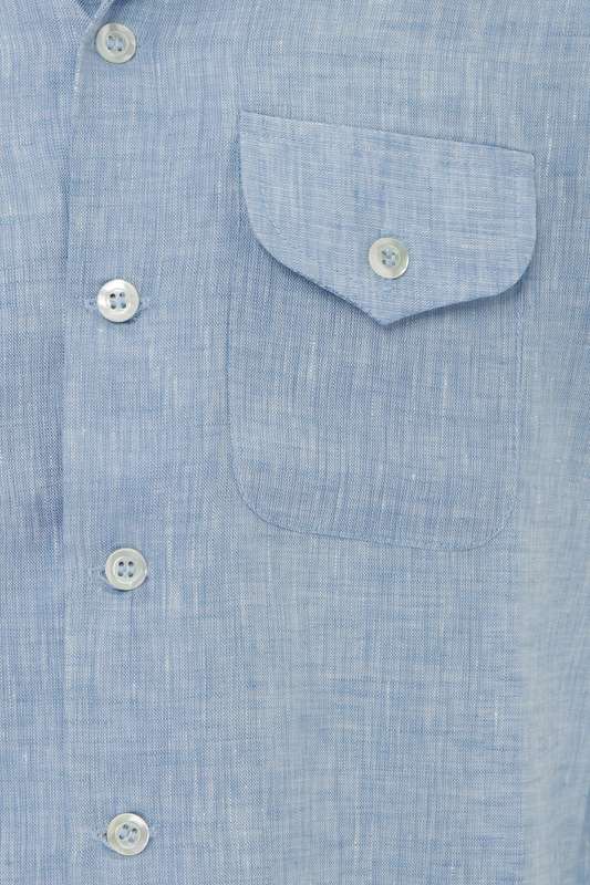 Boys Cuban Collar Shirt