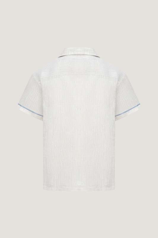 Boys Daffy Contrast Stitch Resort Shirt