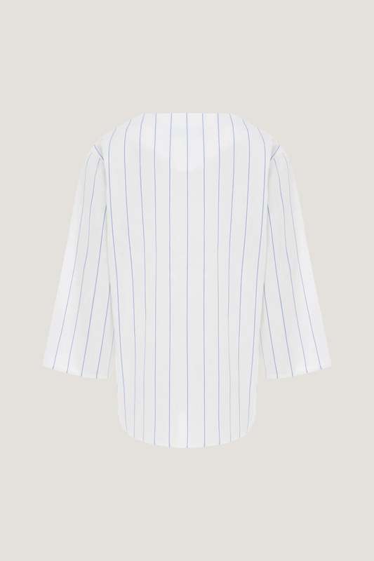 Boys Round Neck Crossed Stitch Shirt